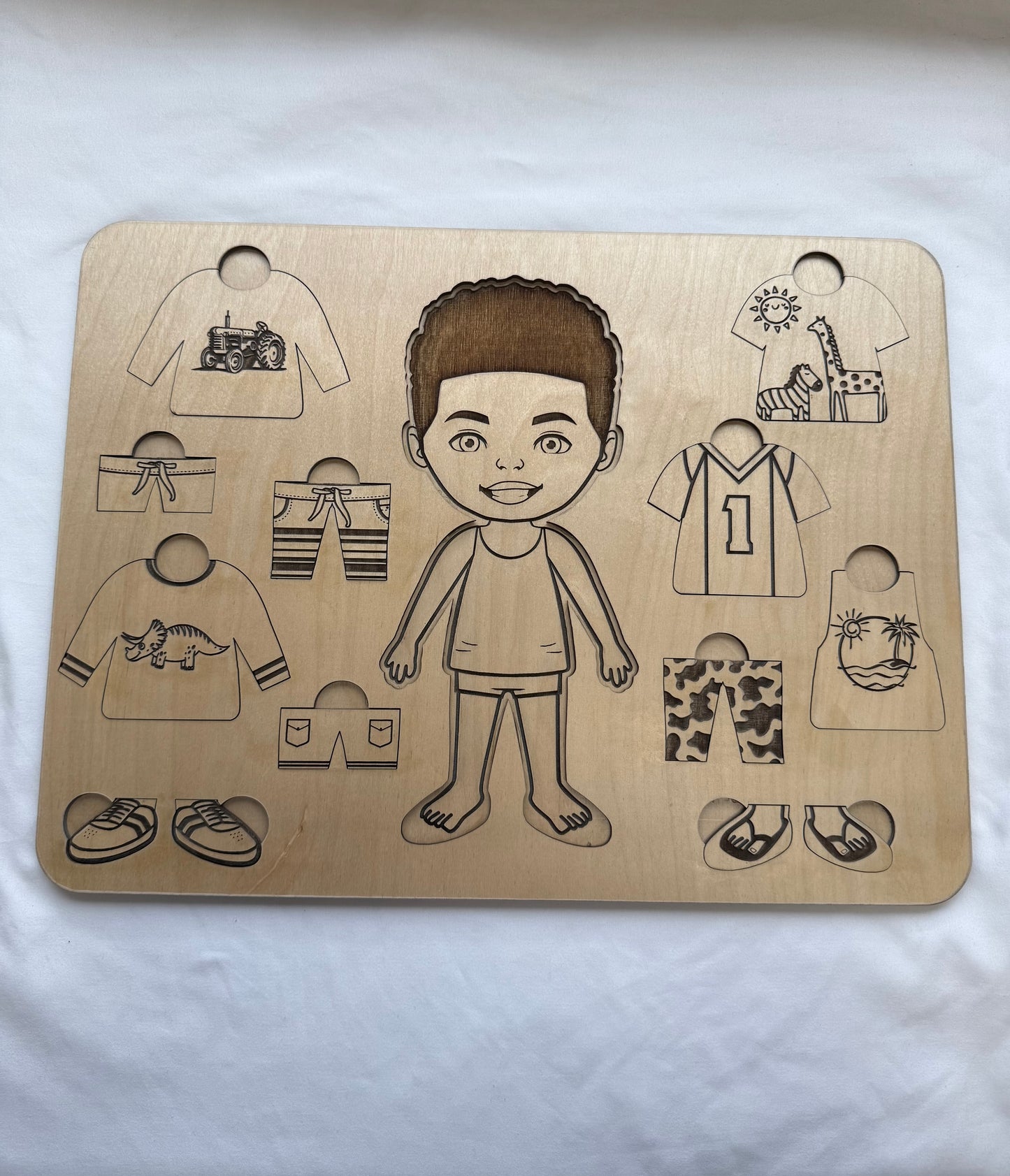 Boy Dress Up Wooden Puzzle