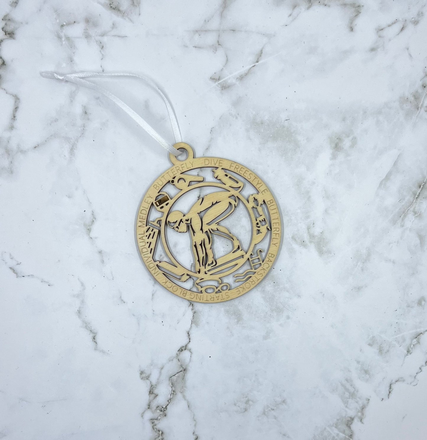 Female Swimmer Ornament