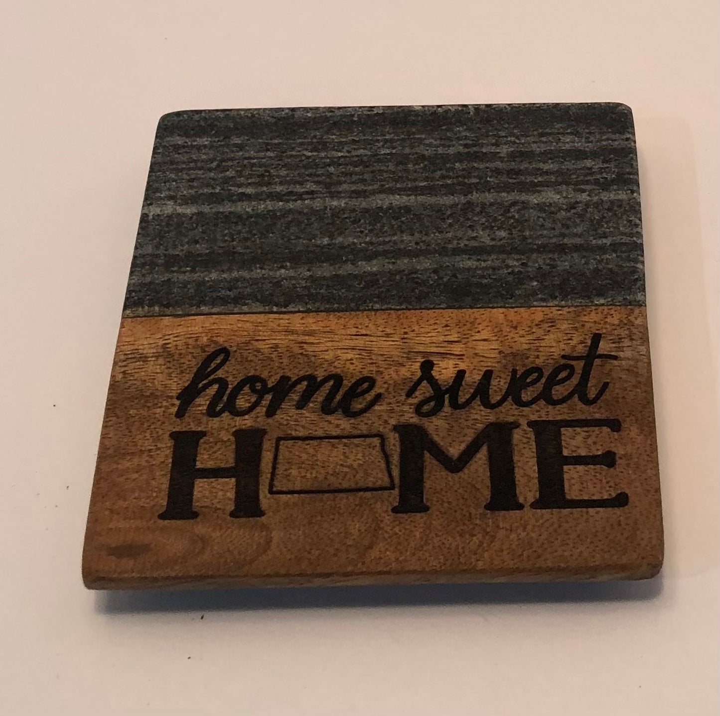 ND Home Sweet Home Slate coaster