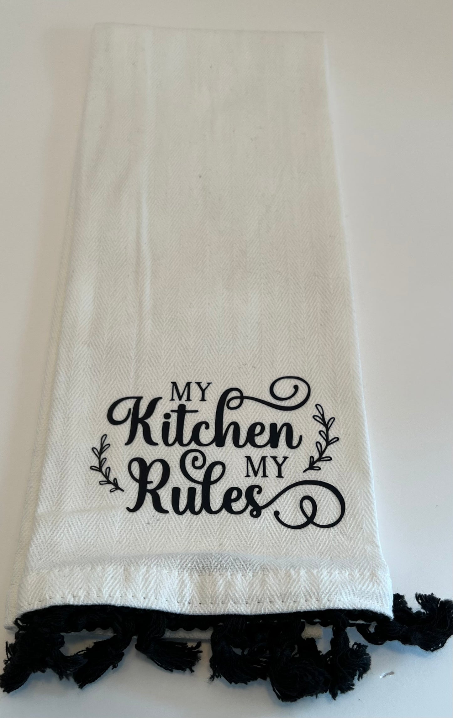 My Kitchen My Rules Dish Towel