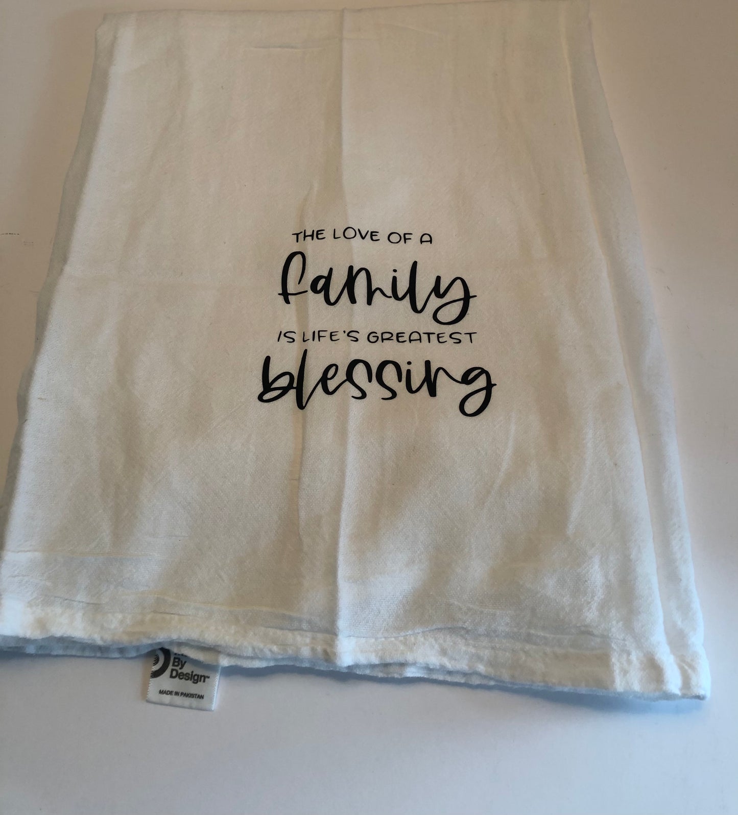 Family Flour Sack Dish Towel