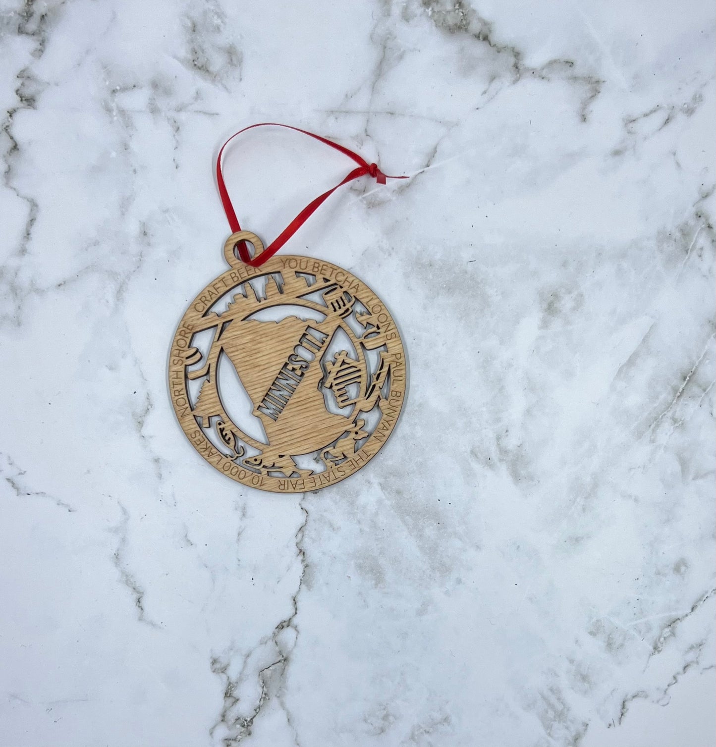 Minnesota Cut Out Ornament