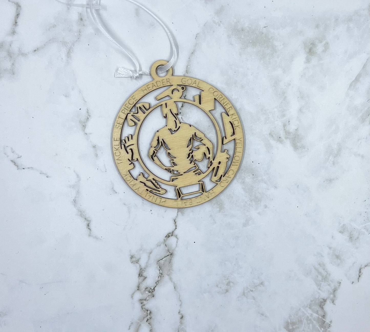 Female Soccer Ornament