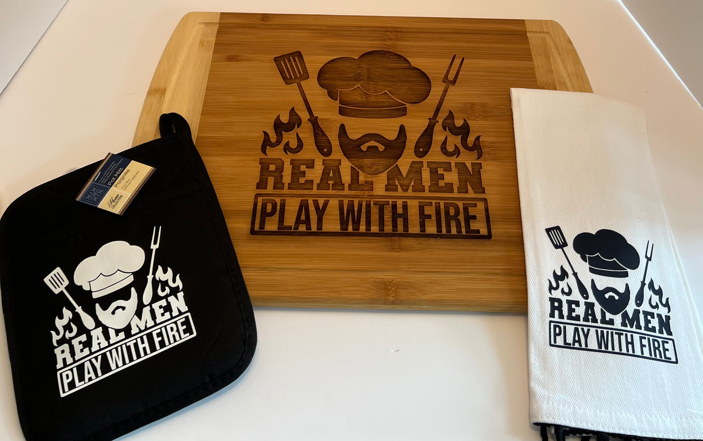 Real Men Cutting Board