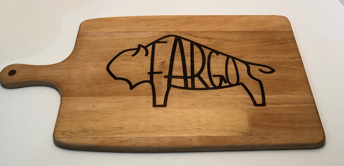 Fargo Bison Cutting Board