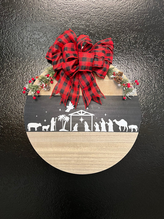 15" Nativity Sign