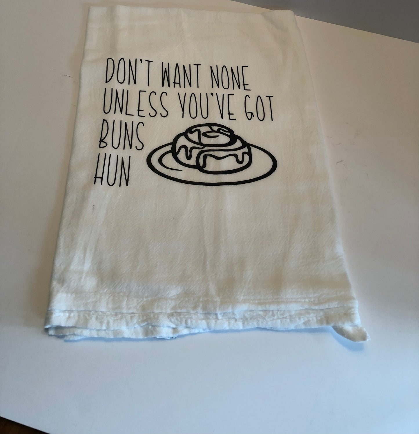 Buns Flour Sack Dish Towel