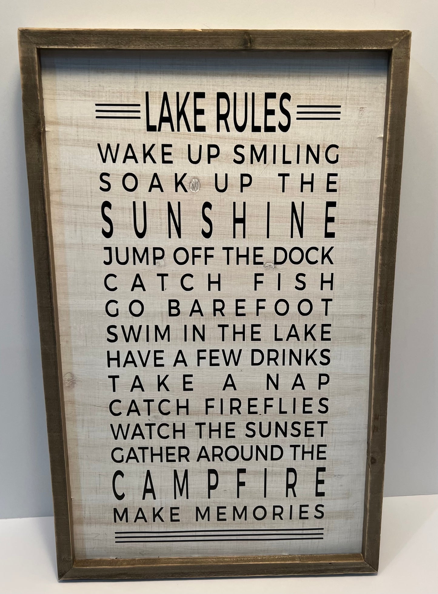 Lake Rules