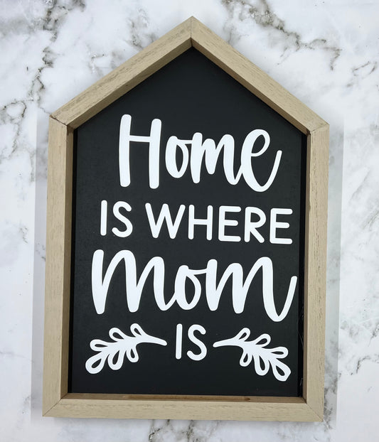 Home is Where Mom Is Sign
