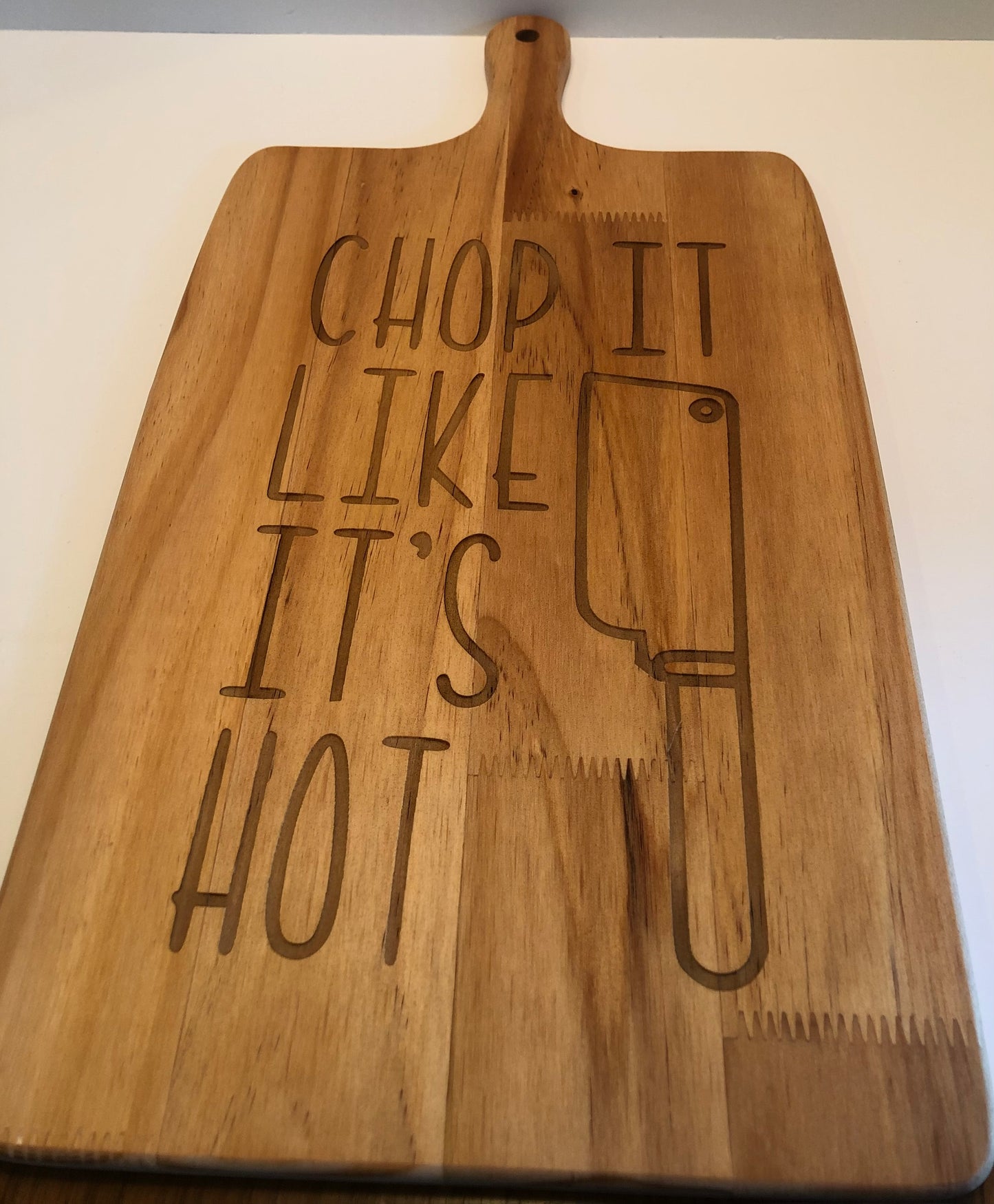 Chop It Engraved Cutting Board