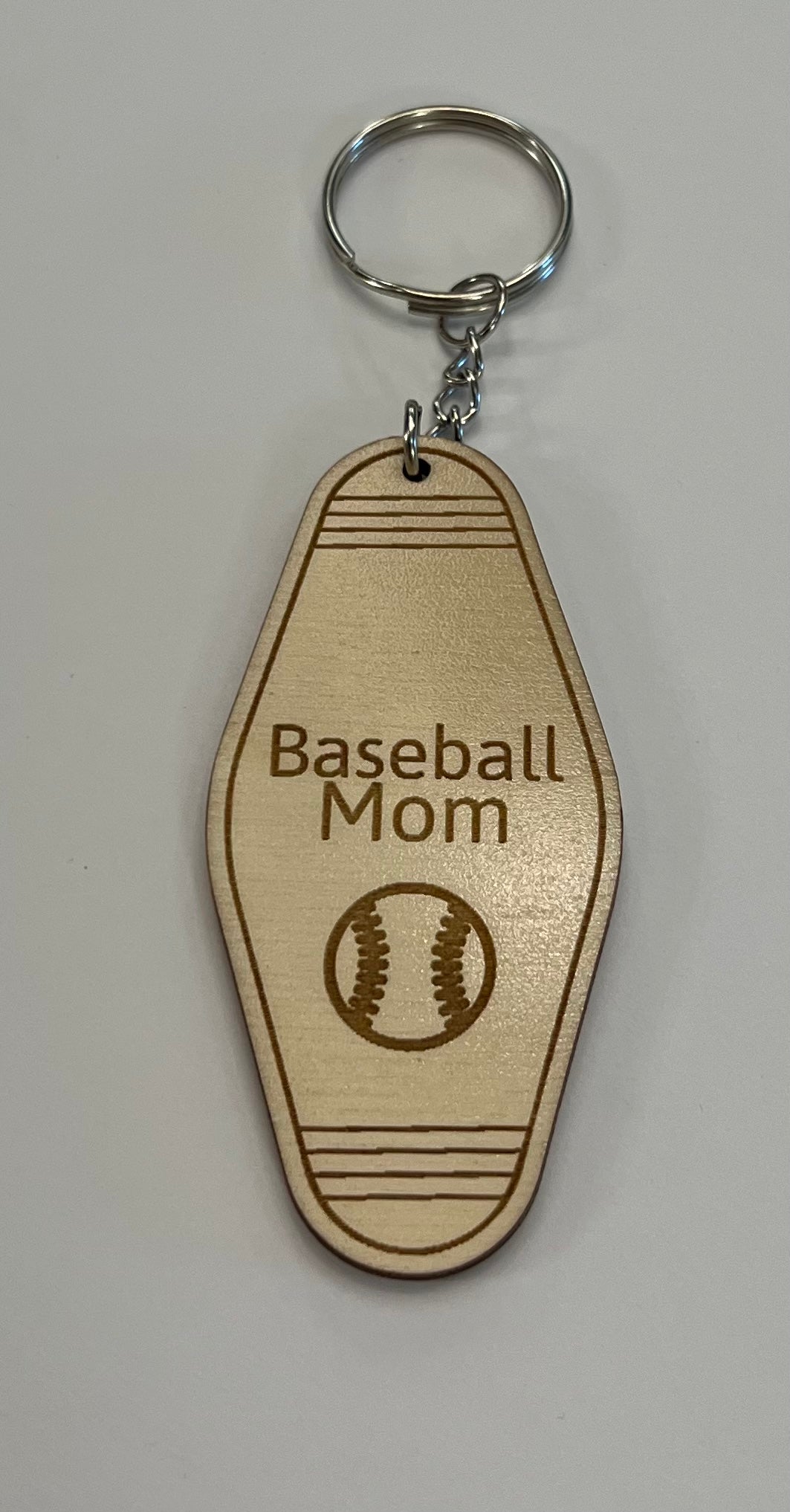 4” Baseball Mom Key Chain