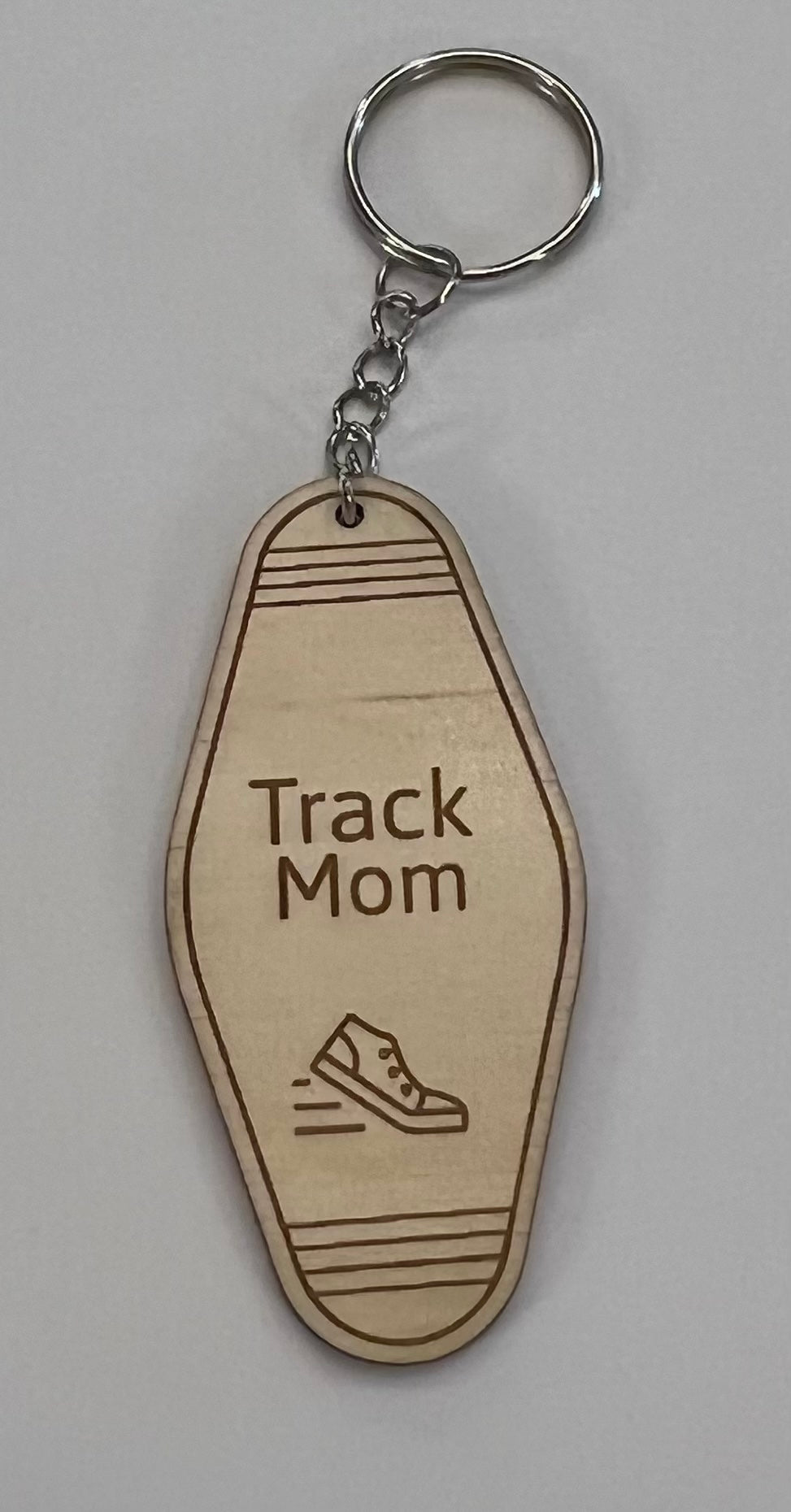 4” Track Mom Key Chain