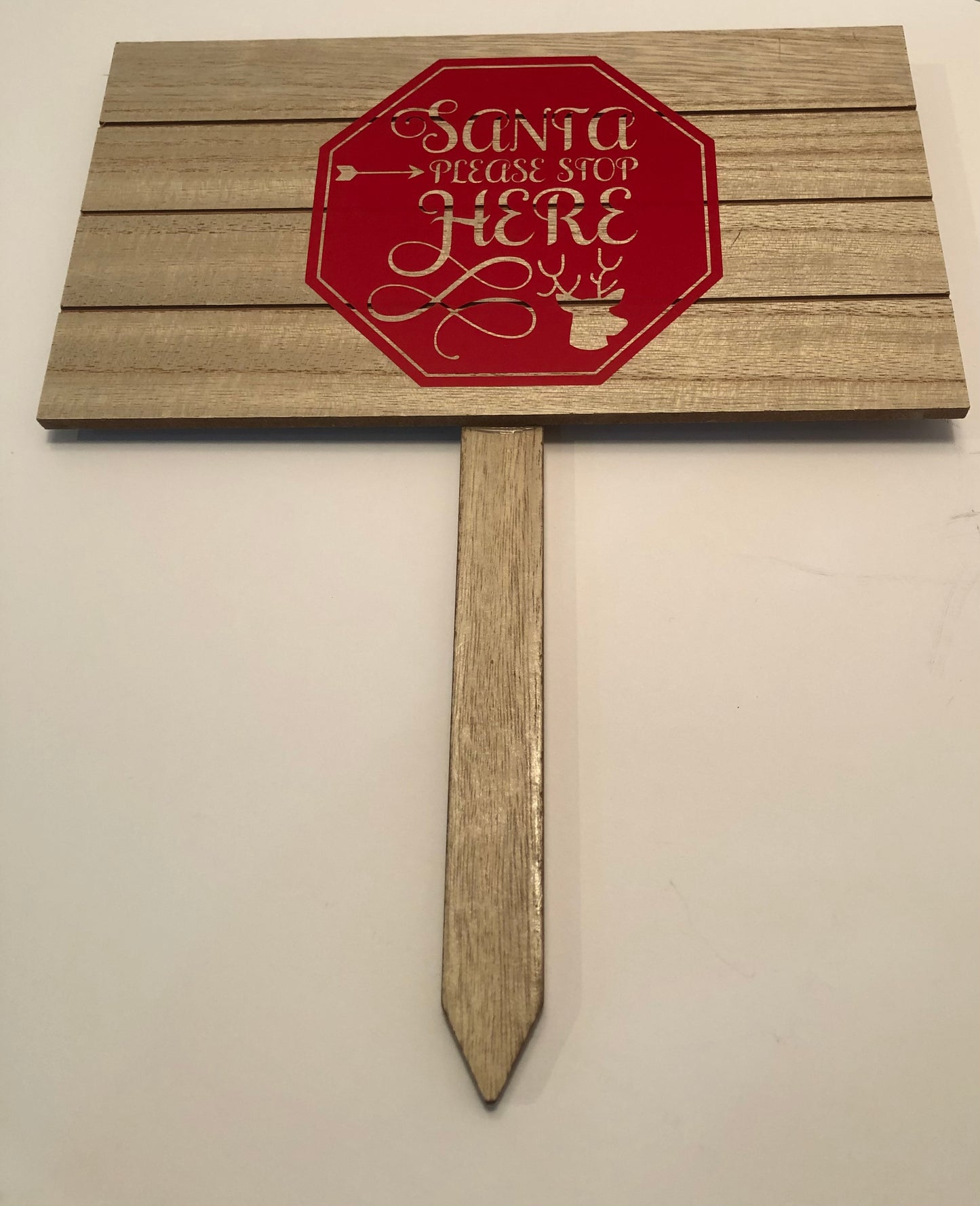 Santa Garden Stake