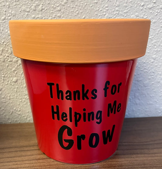 Red Grow Planter