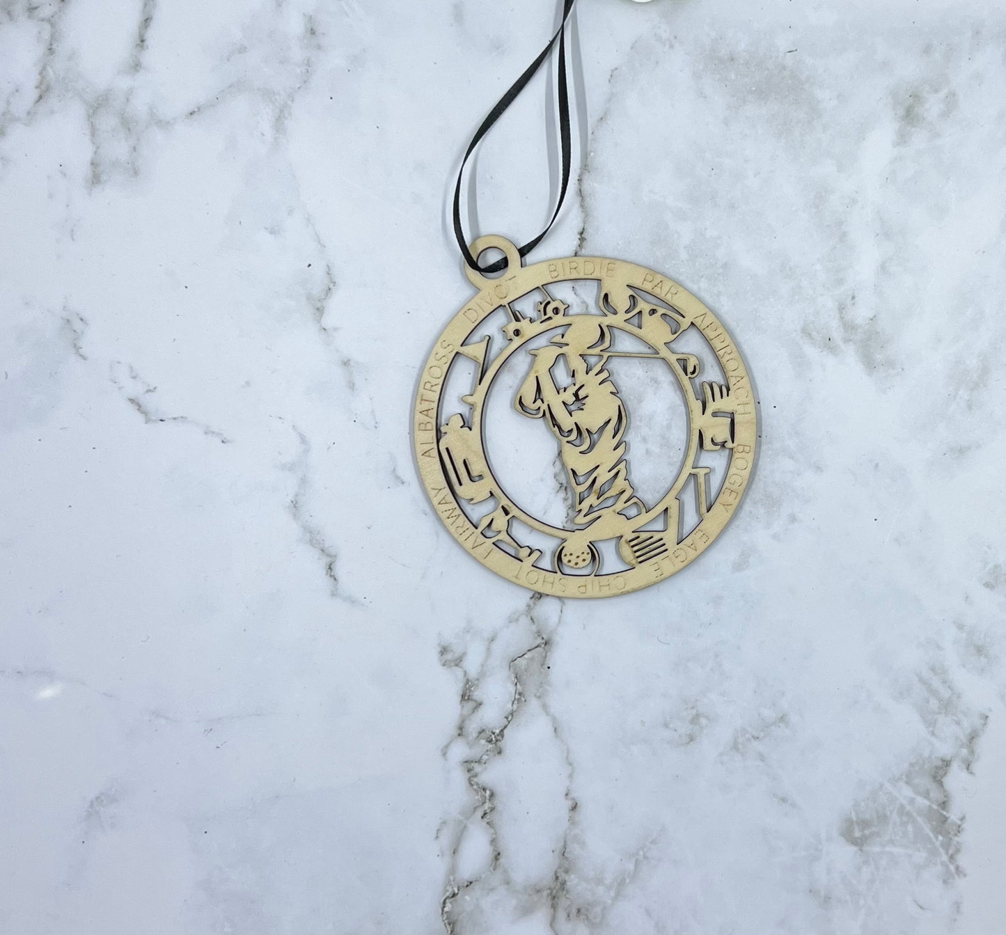 Male Golfer Ornament