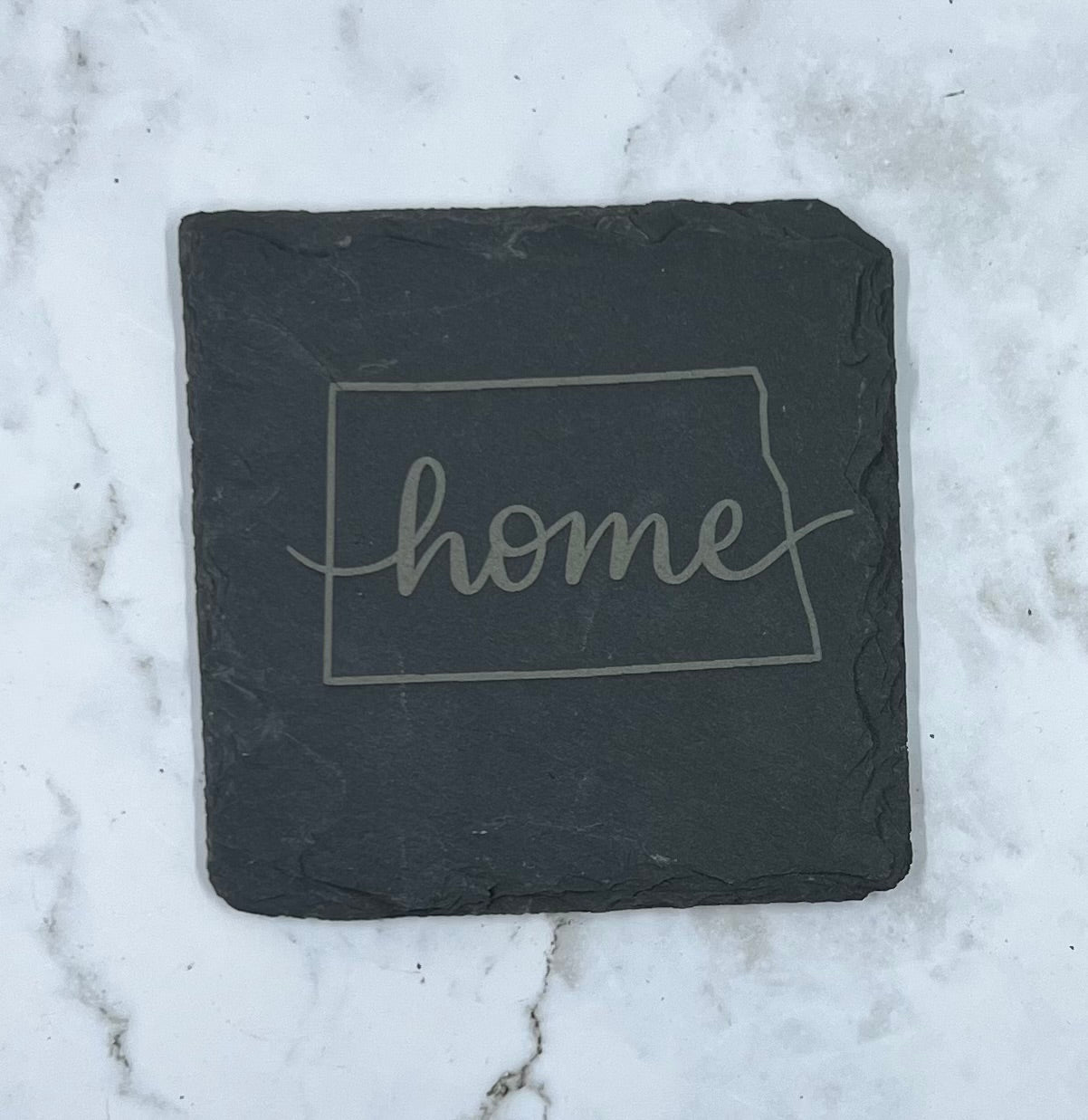 ND Home Slate Coaster
