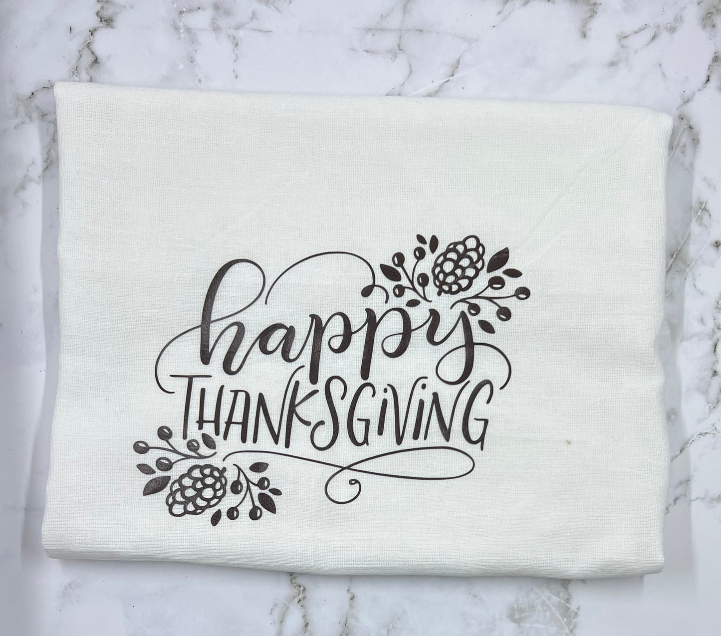 Happy Thanksgiving Dish Towel