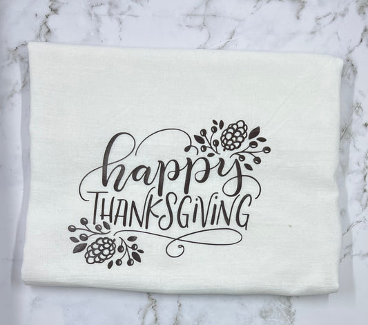 Happy Thanksgiving Dish Towel