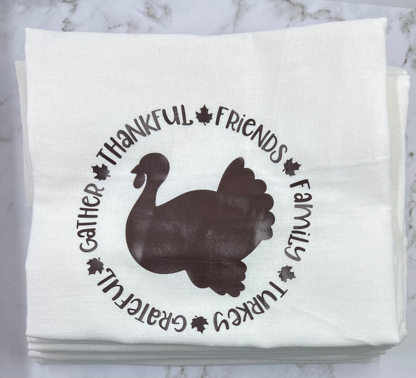 Thankful Turkey Dish Towel