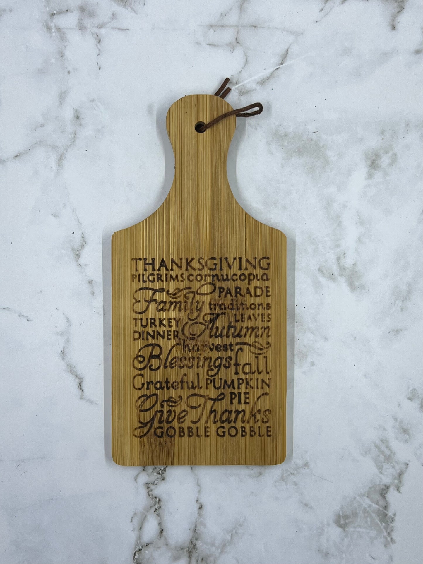 Thanksgiving Rectangle Paddle