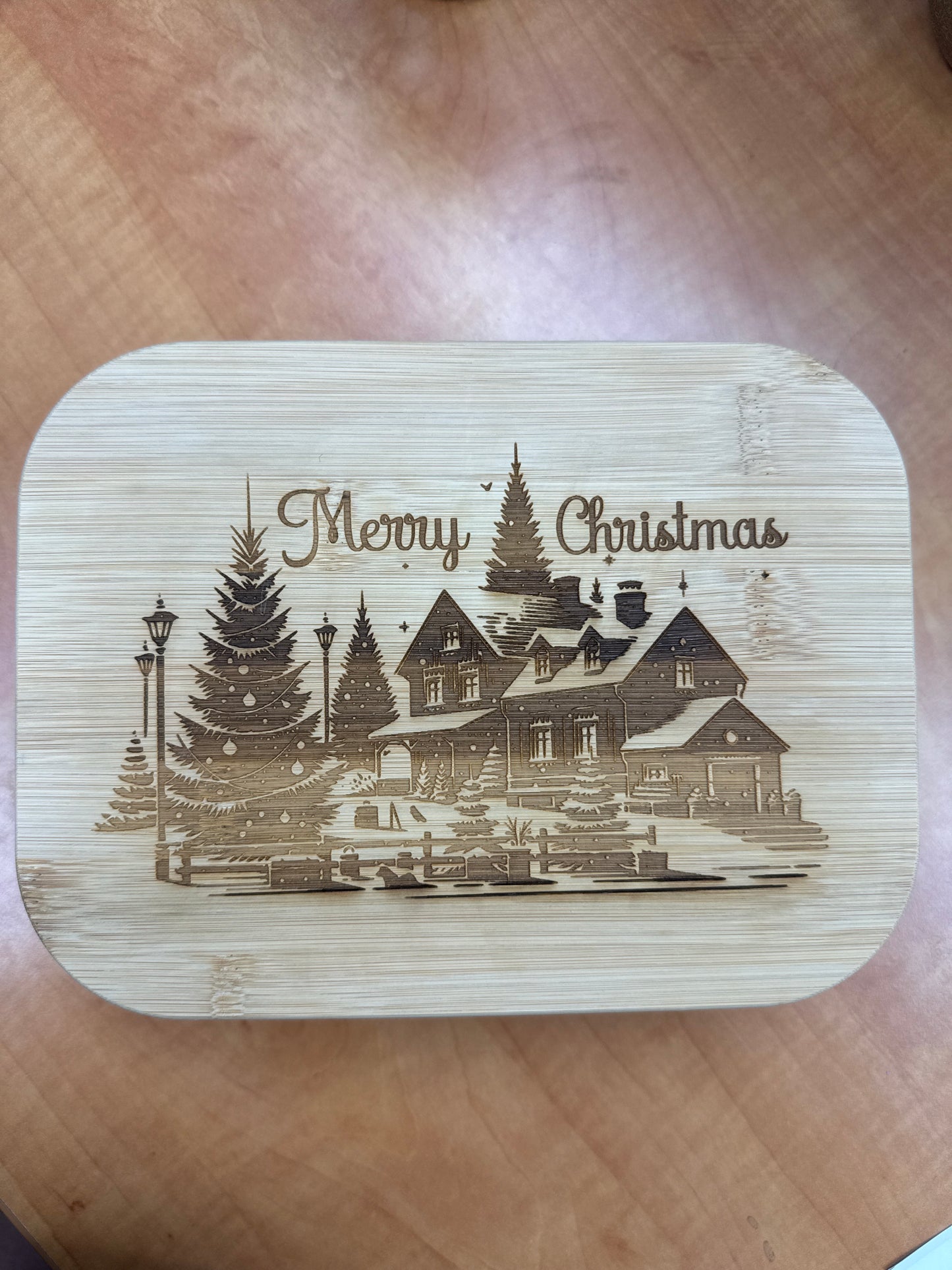 Glass Christmas Dish (large)