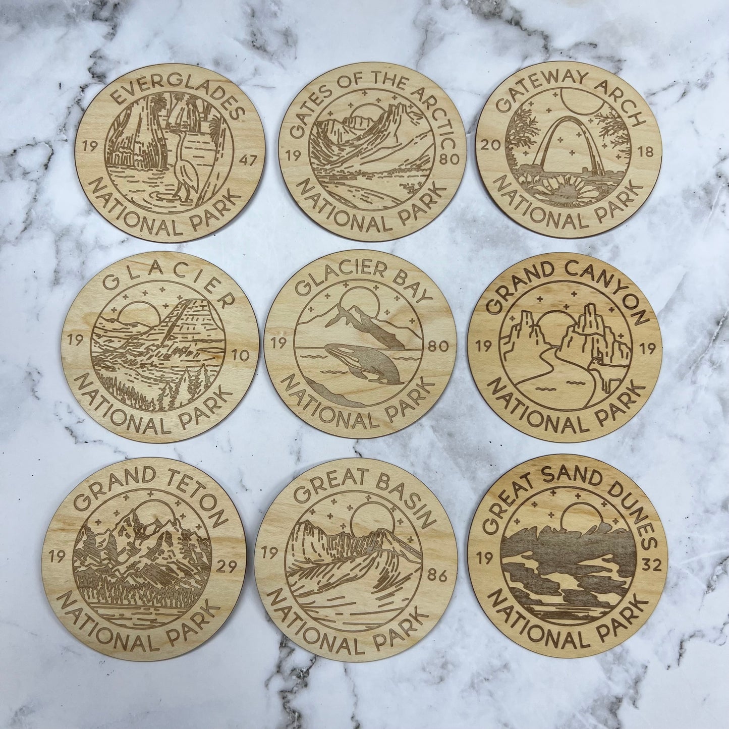 National Park Stickers