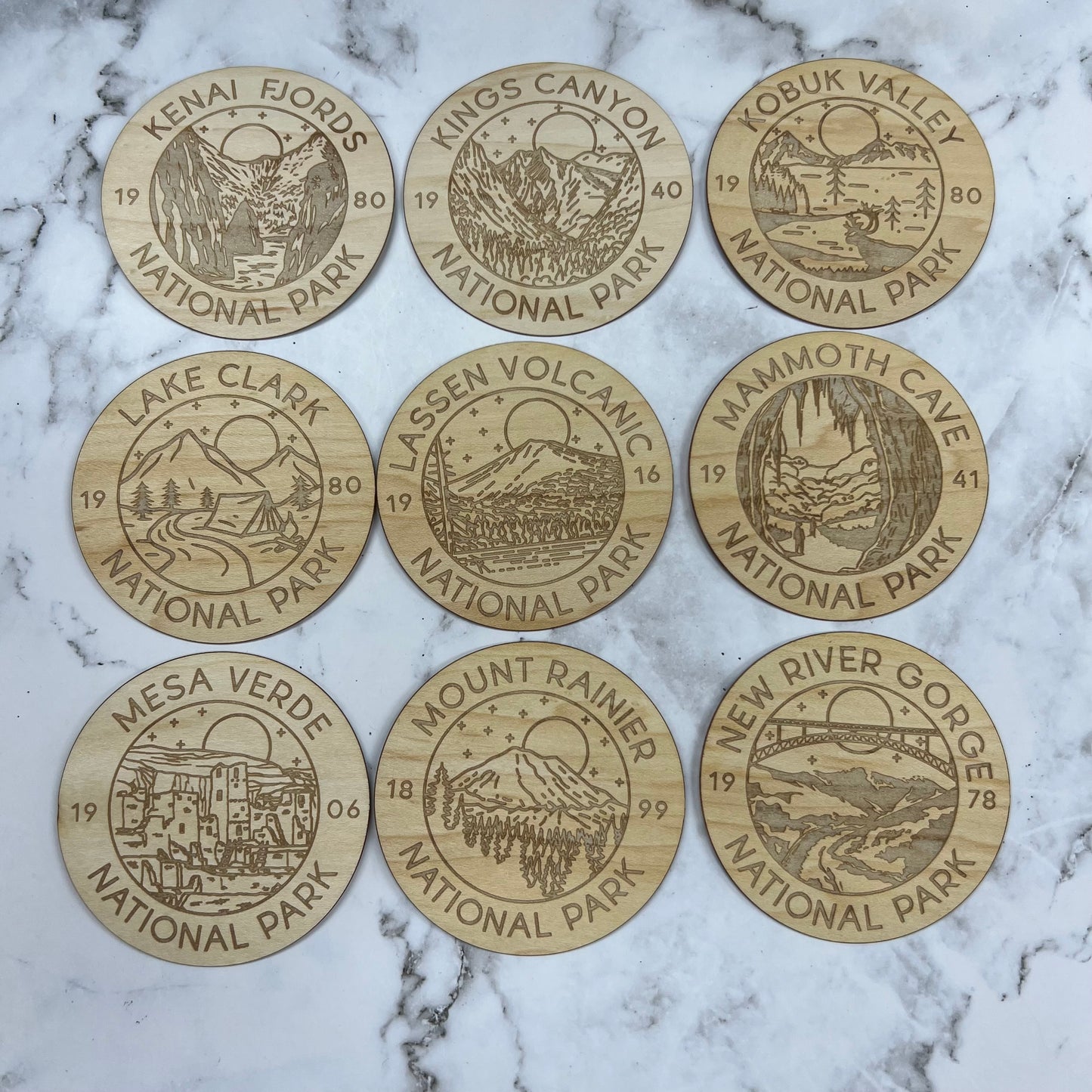 National Park Stickers