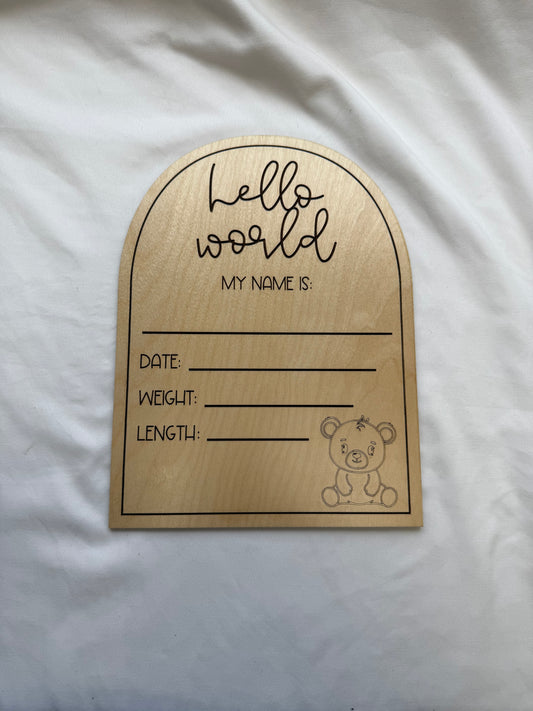 Teddy Bear Monthly Milestones