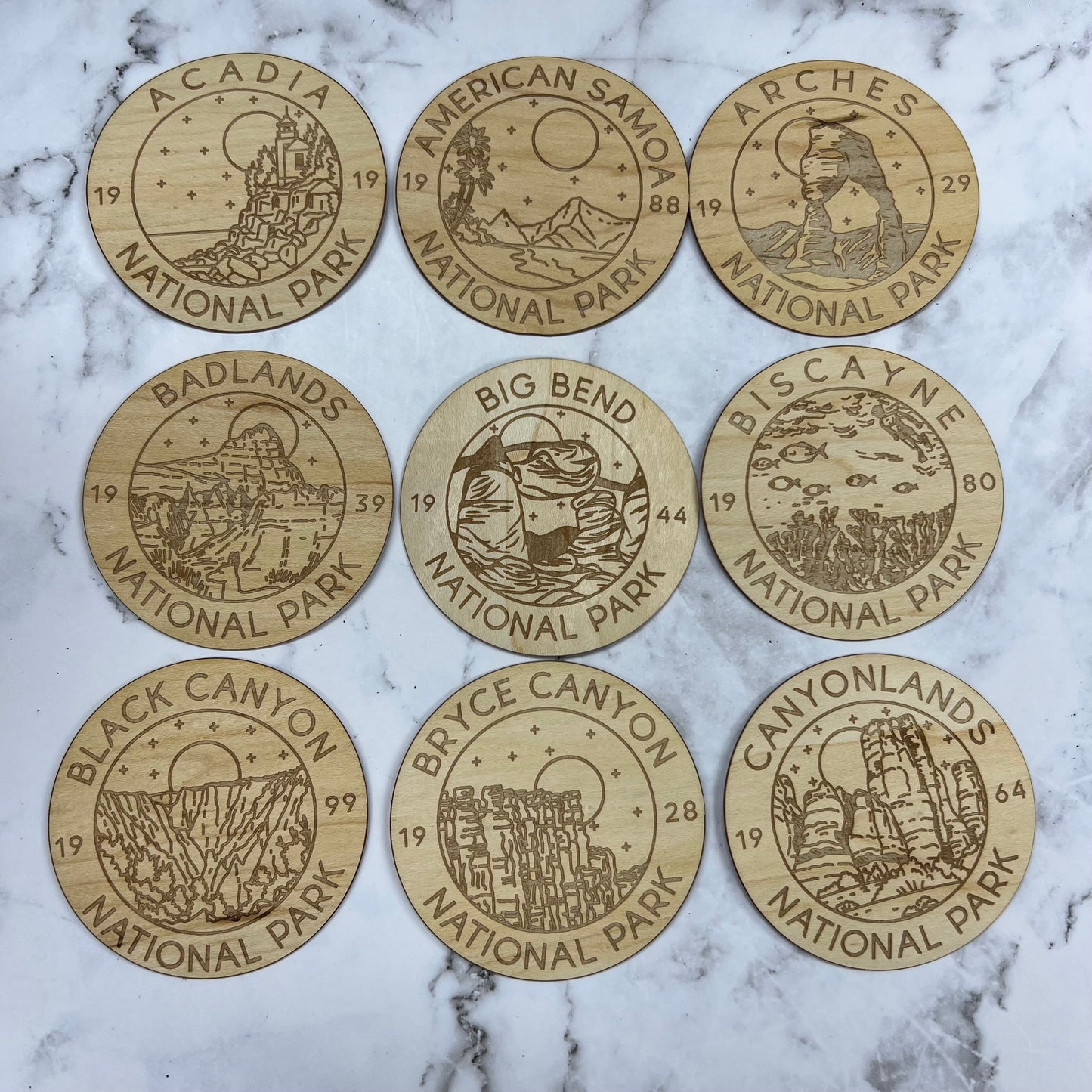 National Park Stickers
