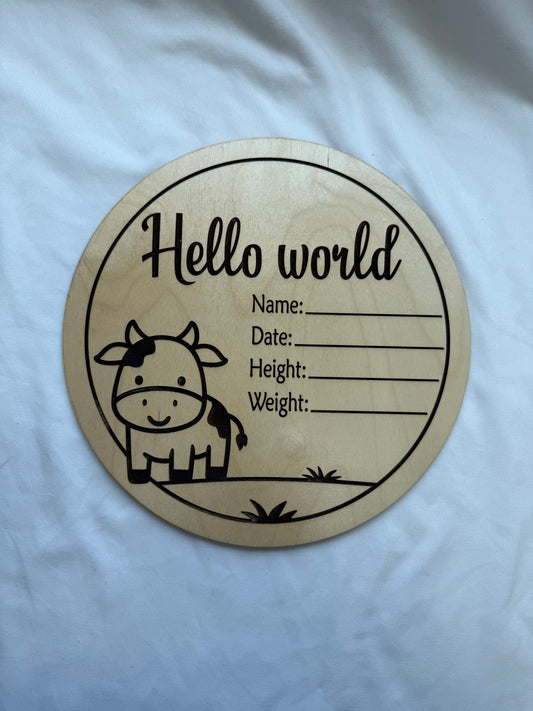 Farm Animals Monthly Milestones