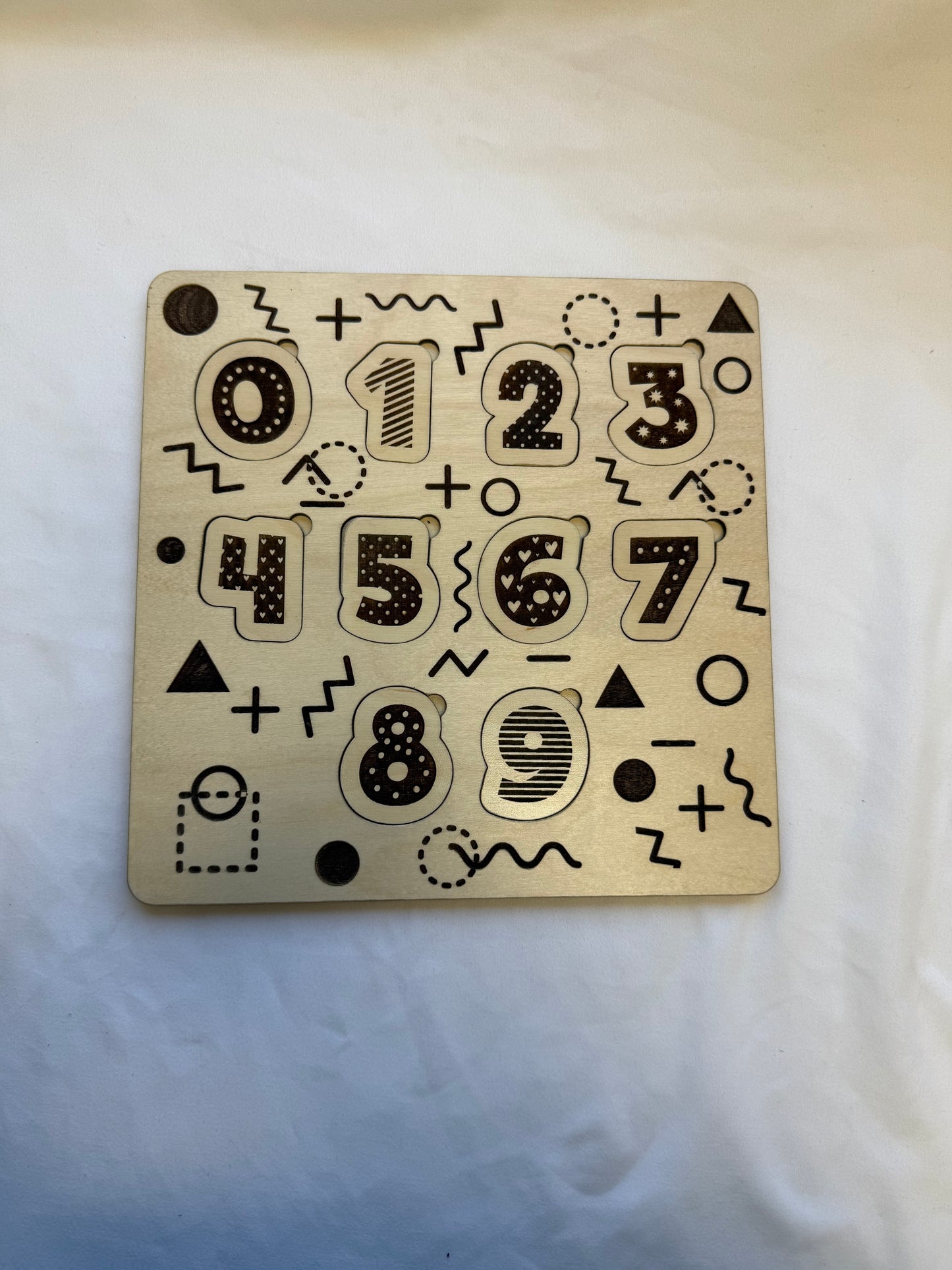 Numbers Wooden Puzzle