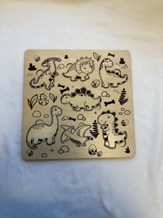Dinosaur Wooden Puzzle