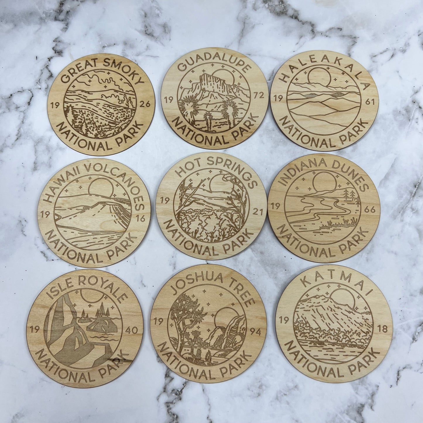 National Park Stickers