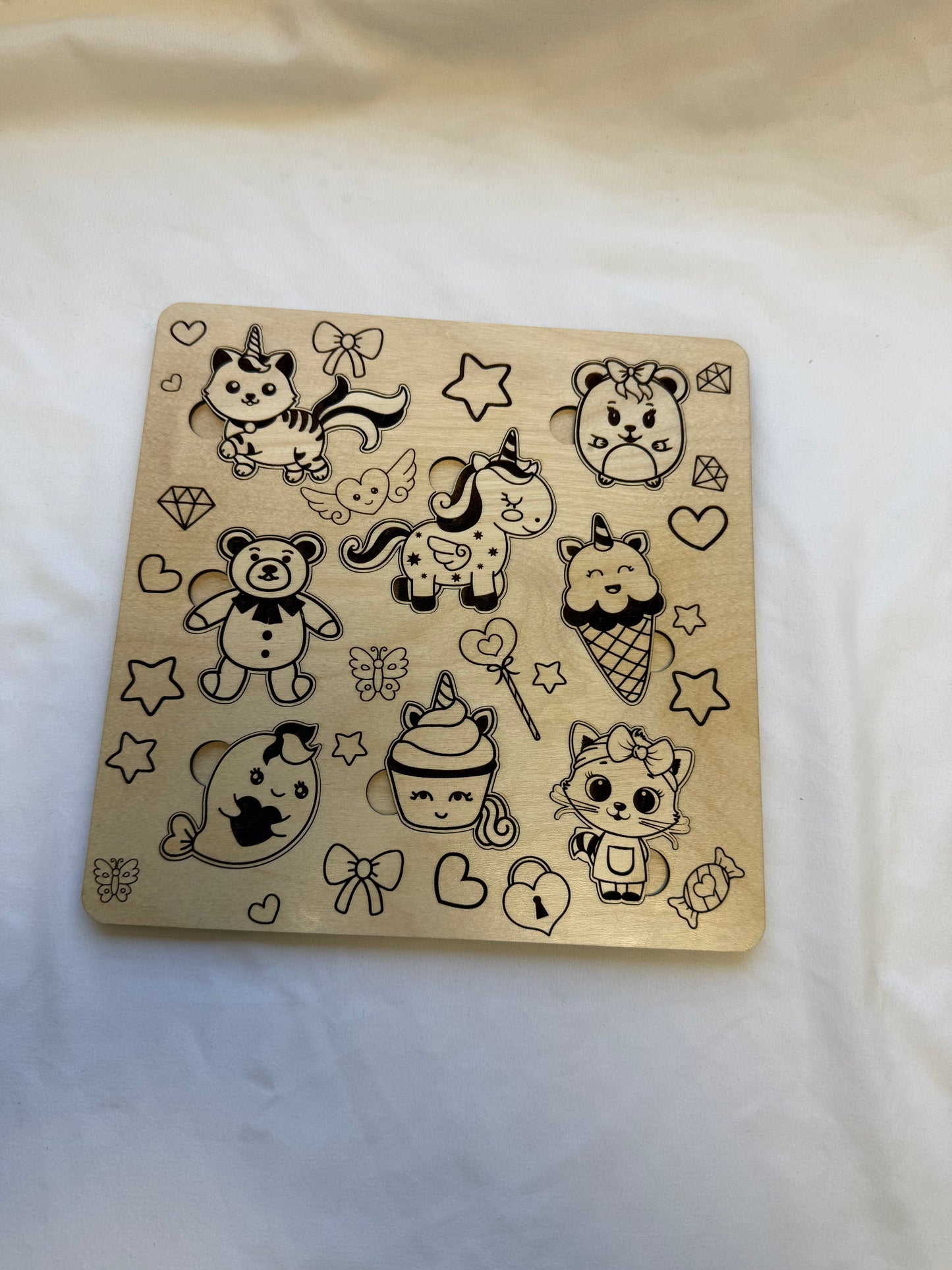 Unicorn Animal Wooden Puzzle