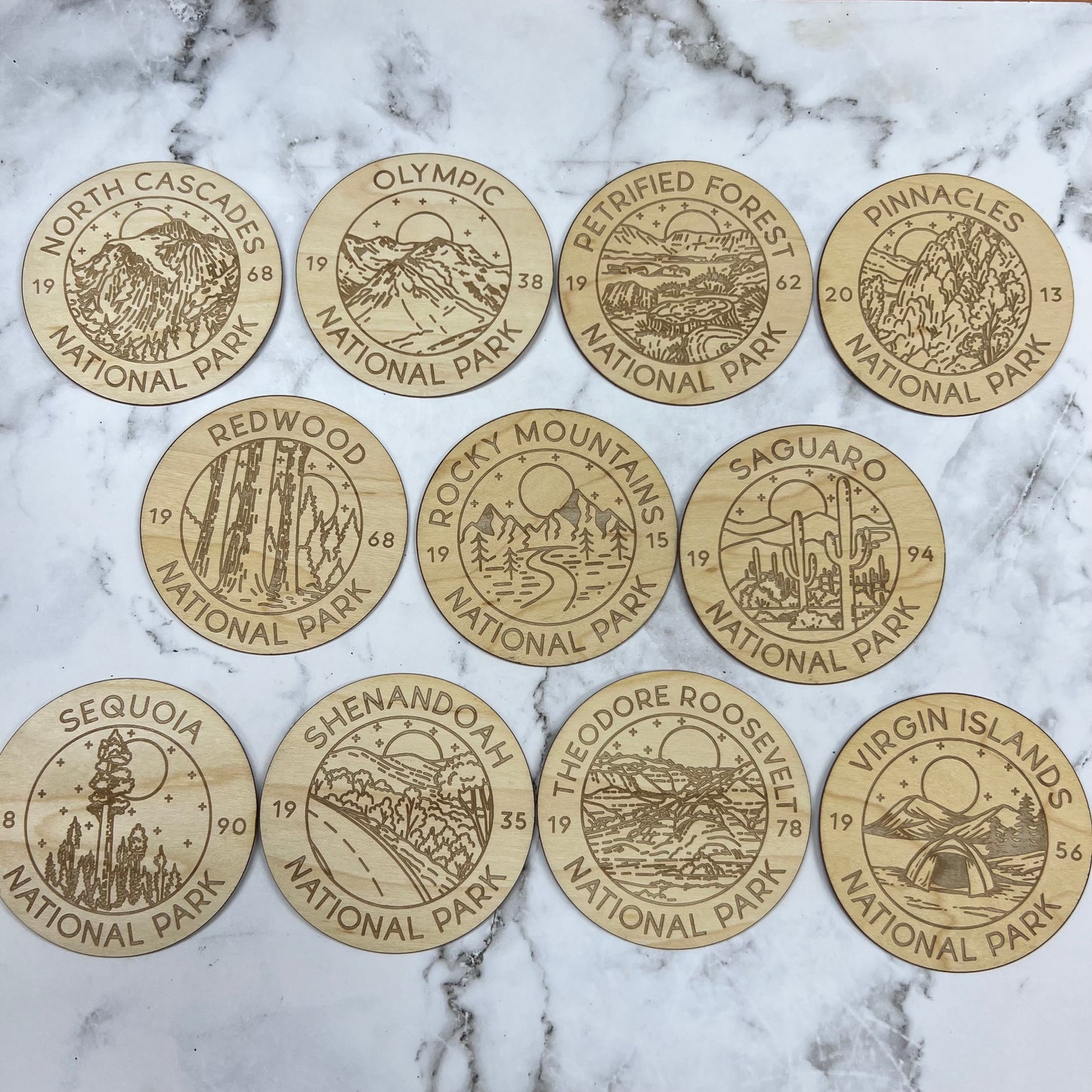 National Park Stickers
