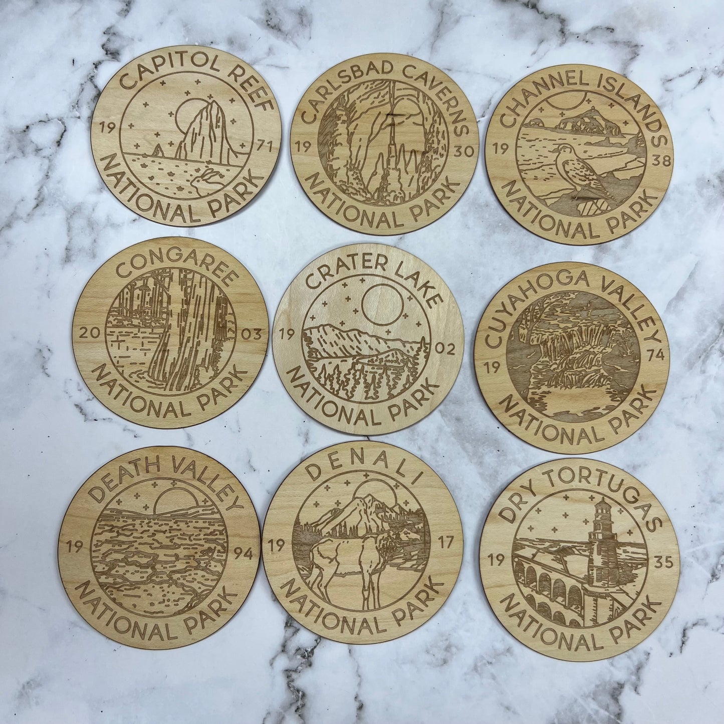 National Park Stickers