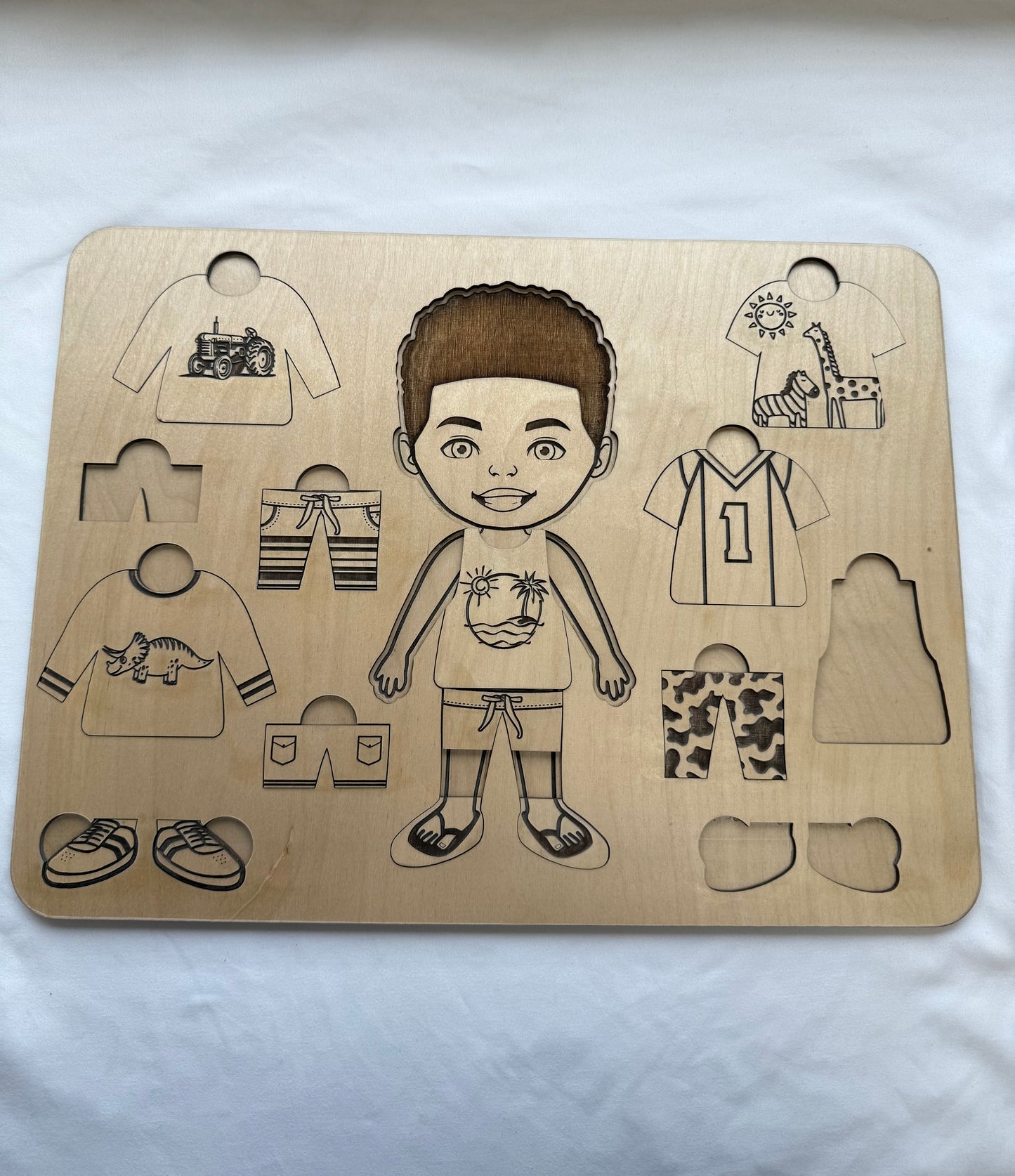 Boy Dress Up Wooden Puzzle
