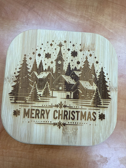 Glass Christmas Dish (small)