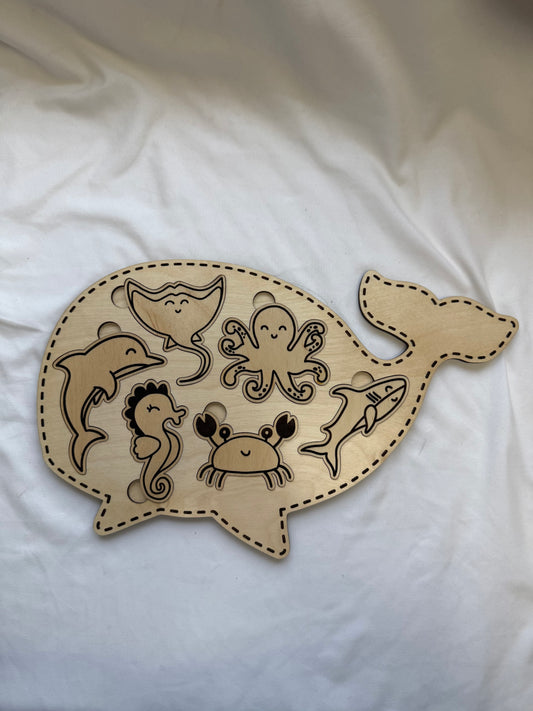 Sea Life Wooden Puzzle