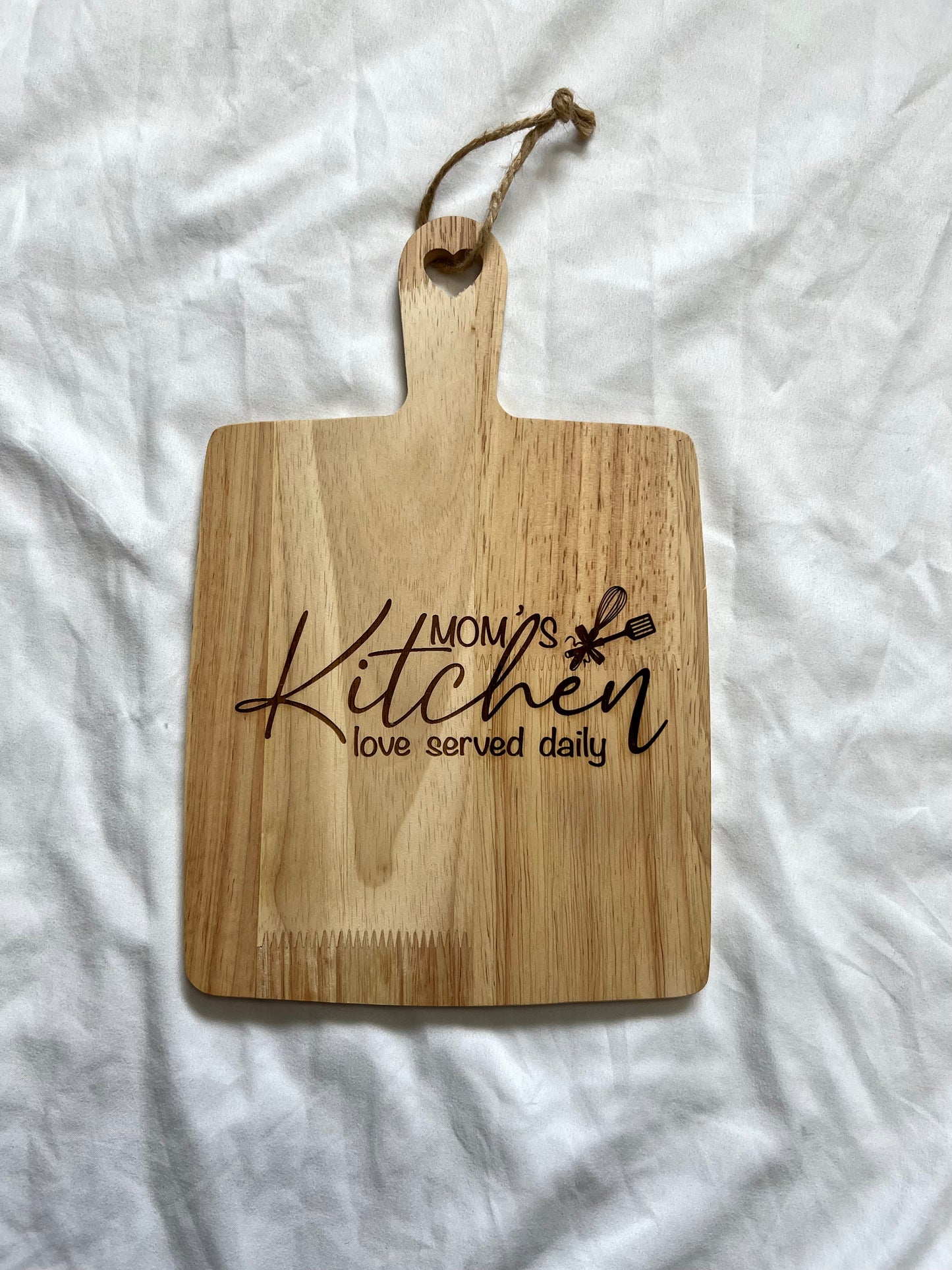 Mom's Kitchen Cutting Board