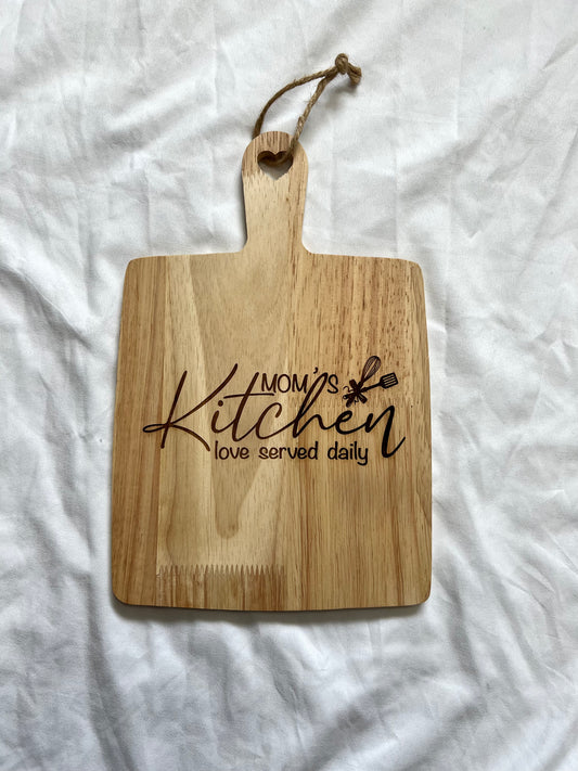 Mom's Kitchen Cutting Board