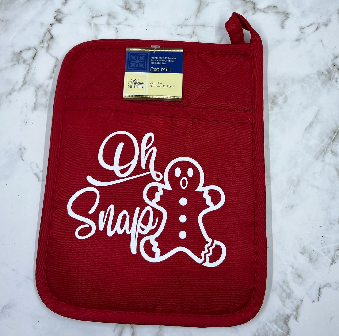 Gingerbread Snap Potholder