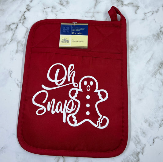 Gingerbread Snap Potholder