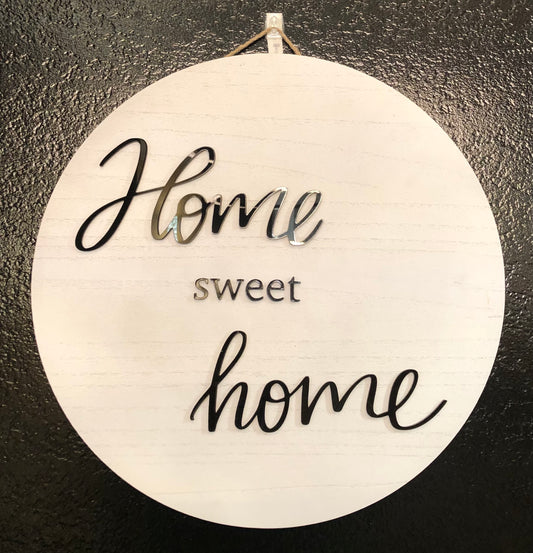 Home Sweet Home Door Sign