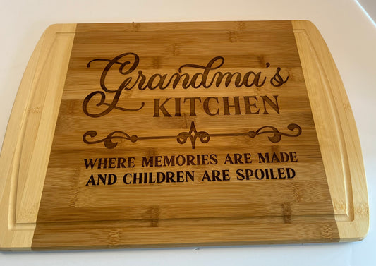 Grandma’s Kitchen Cutting Board