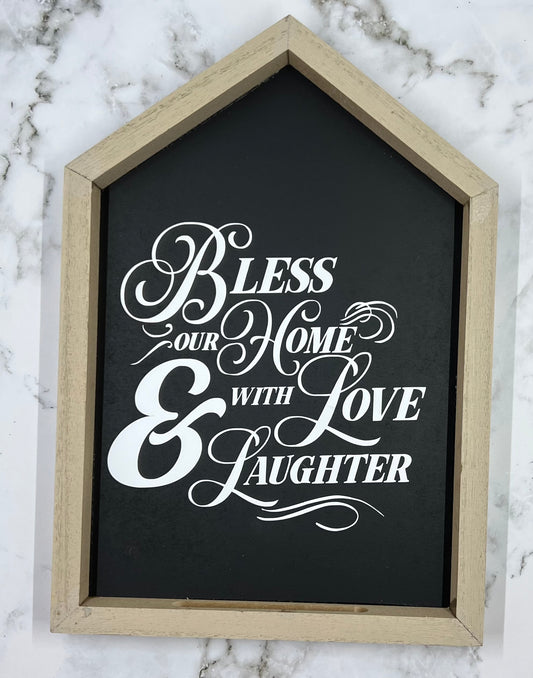 Bless Our Home Sign