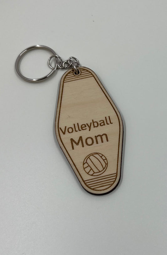 Volleyball Mom Key Chain