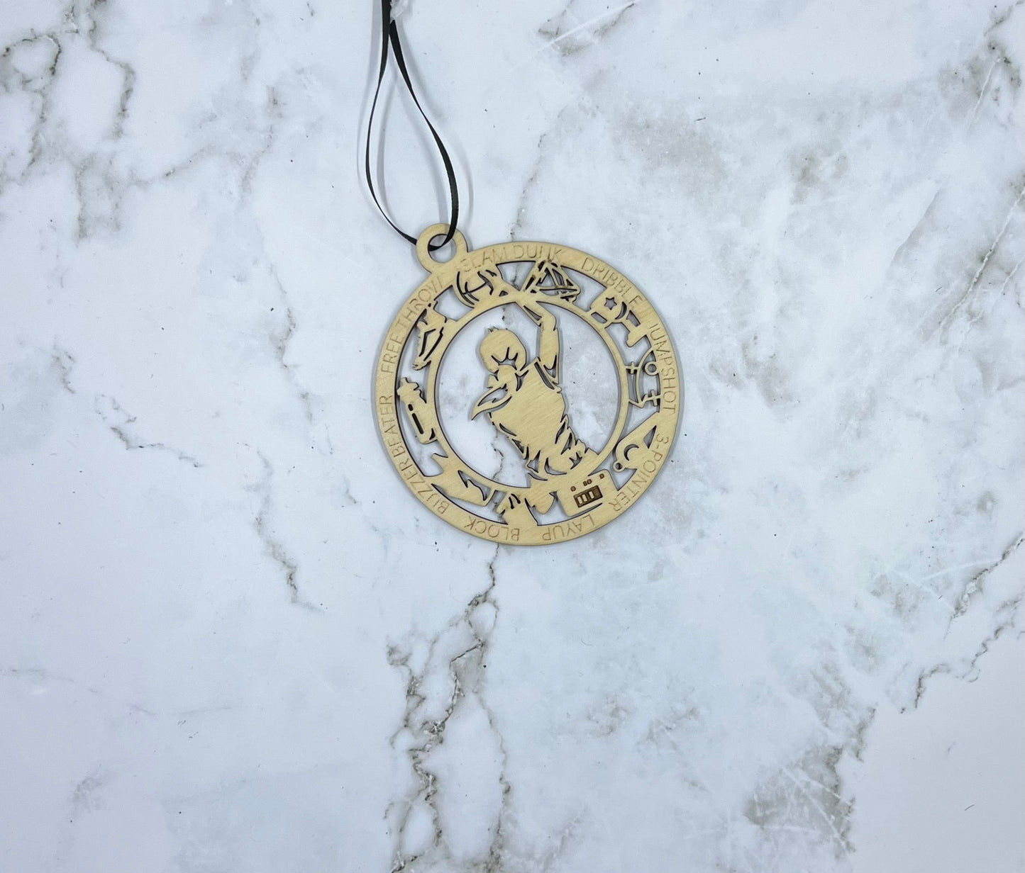 Female Basketball Ornament