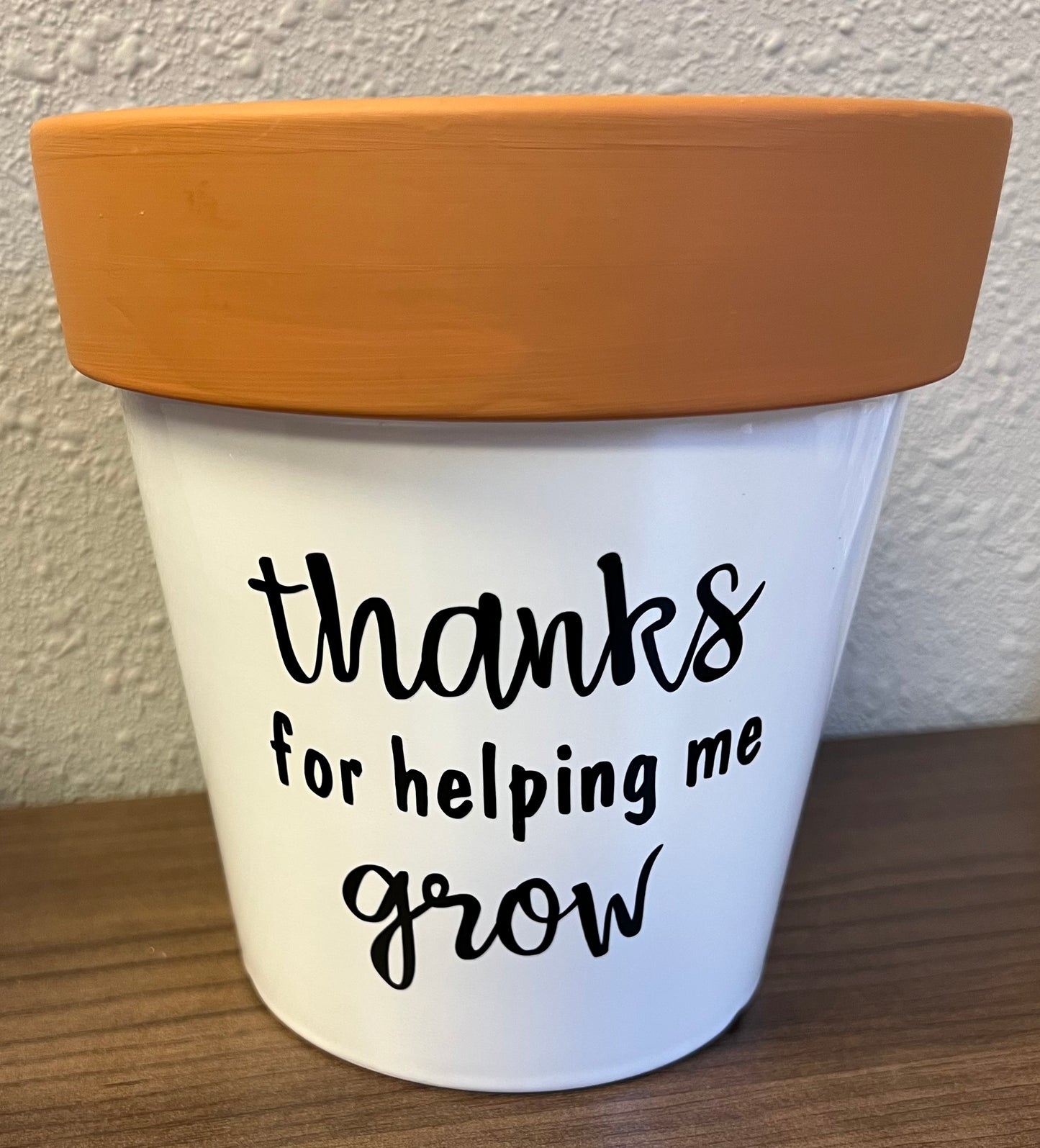 White Grow Planter