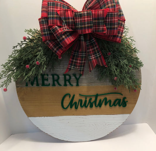 Merry Christmas Door Hanger